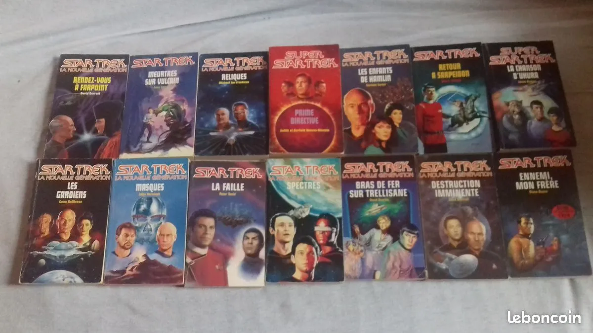 collection de livres Star Trek