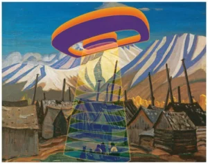 ARTS — Star Trek vu par l’art autochtone 2 Téléportation art déco